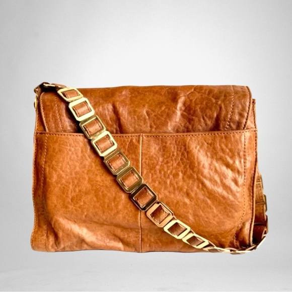 Rare Tory Burch Louisa Tan Leather Shoulder Bag (hard to find) - Picture 3 of 15